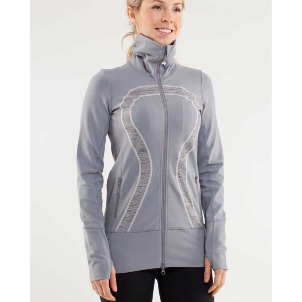Lululemon Y2K In Stride Jacket Fossil / Wee Are From Space Coal Fossil 8
